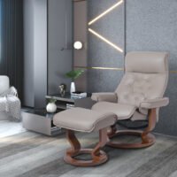 Julius Chair and Ottoman