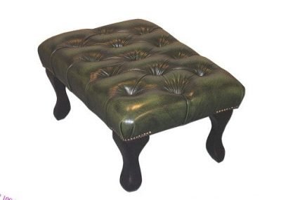 QUEEN ANNE FOOT STOOL - Classic Chesterfield