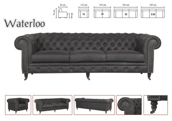 WATERLOO  CHESTERFIELD - Classic Chesterfield