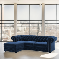 PREMIER CHAISE SOFA -Velvet