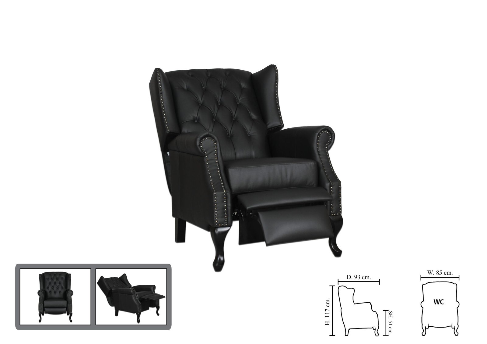 Victoria Incliner Sizechart Victoria Incliner Sizechart