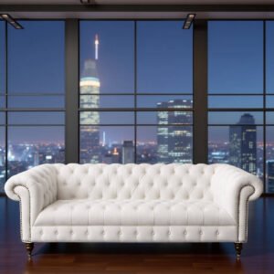 Manchester white velvet