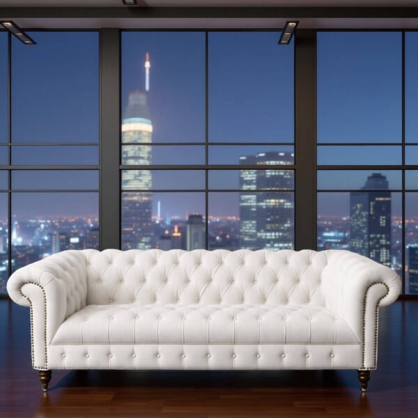 Manchester white velvet