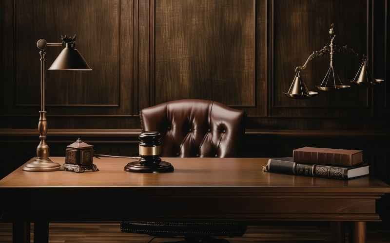 Chesterfield Leather Office Chair