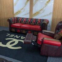 VINTAGE MULTI-COLOUR CHESTERFIELD