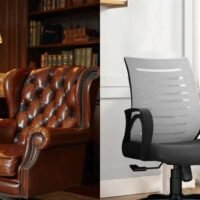 Chesterfield Desk Chair vs Modern Office Chair