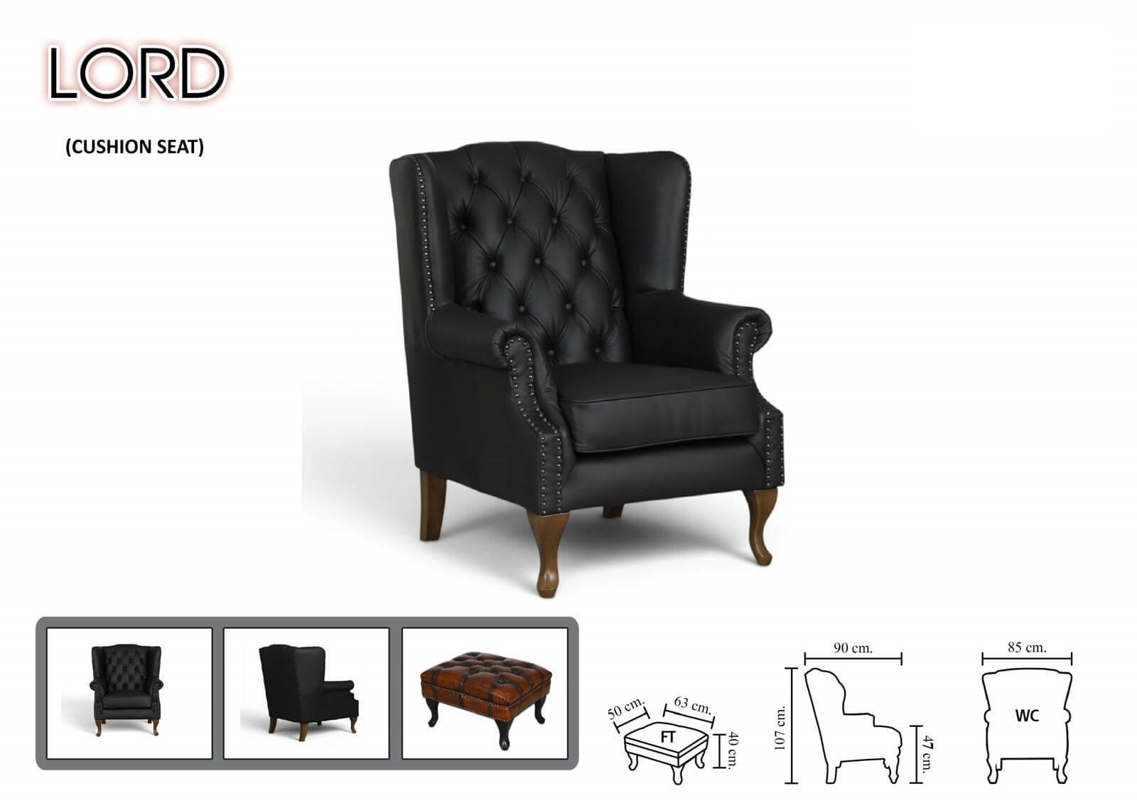 Lord Wing Chair-cushion Seat Sizechart Lord Wing Chair-cushion Seat Sizechart