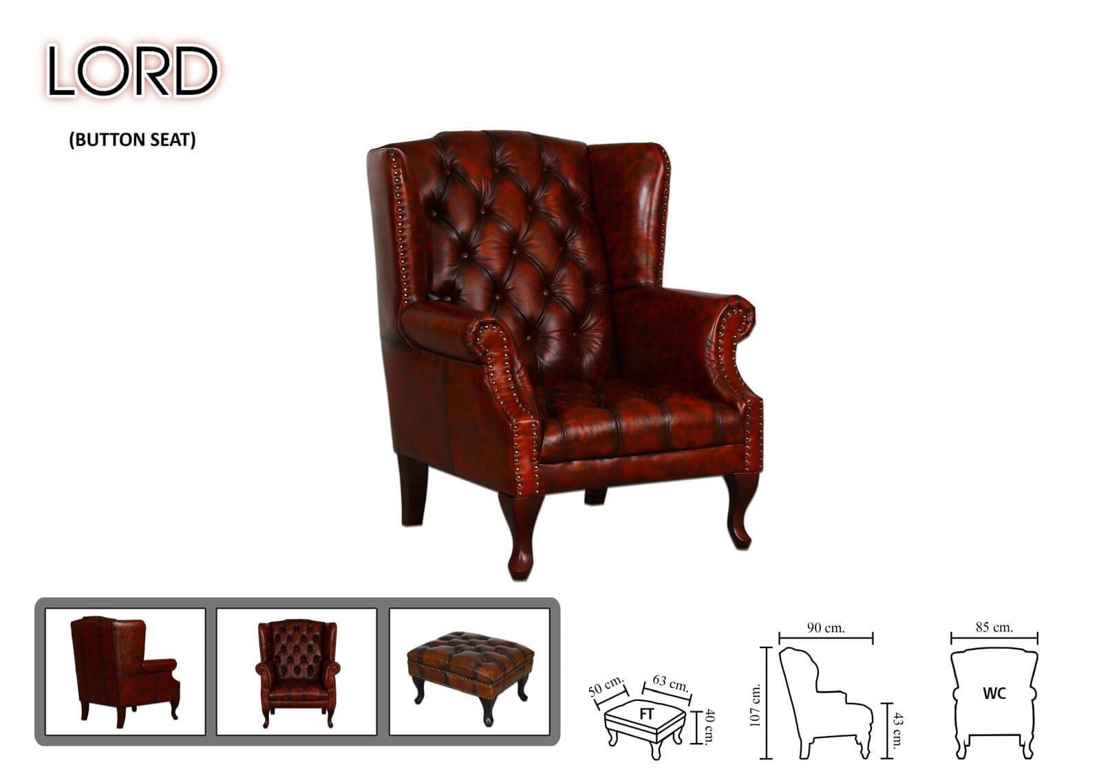 Lord Wing Chair-button Seat Sizechart Lord Wing Chair-button Seat Sizechart