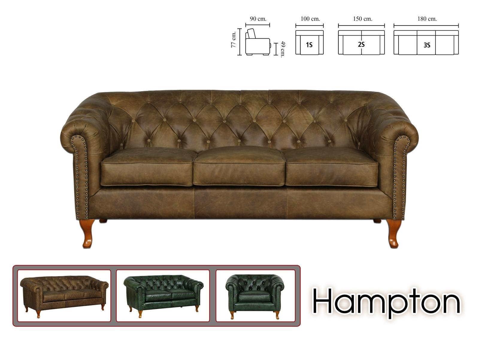 Hampton Chesterfield Sizechart Hampton Chesterfield Sizechart
