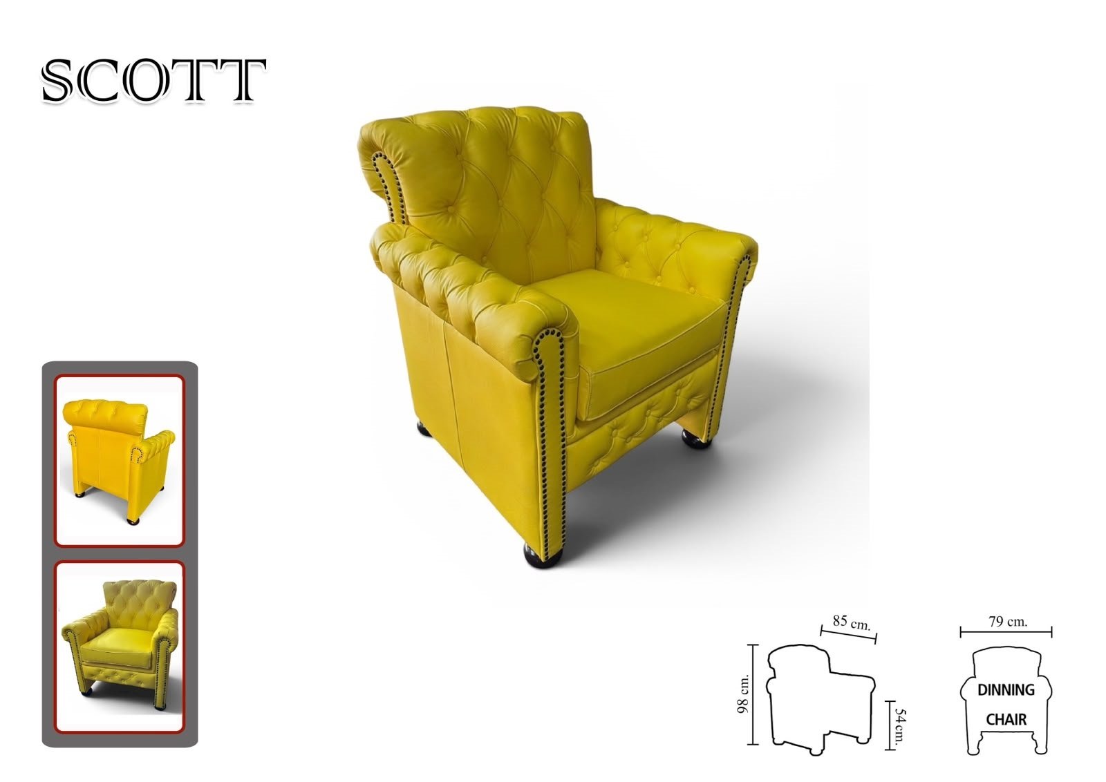 Scott Chair Sizechart