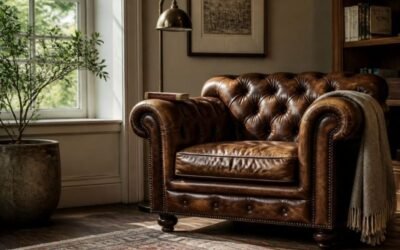 Leather Chesterfield for Reading Nooks: Size and Style Tips